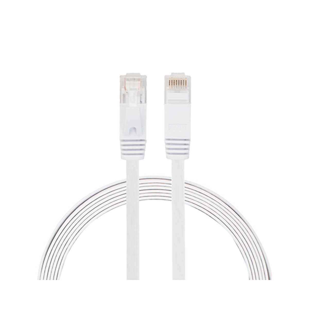 CAT6 Ultra Tynd Ethernet - LAN Kabel - 2M - Hvid