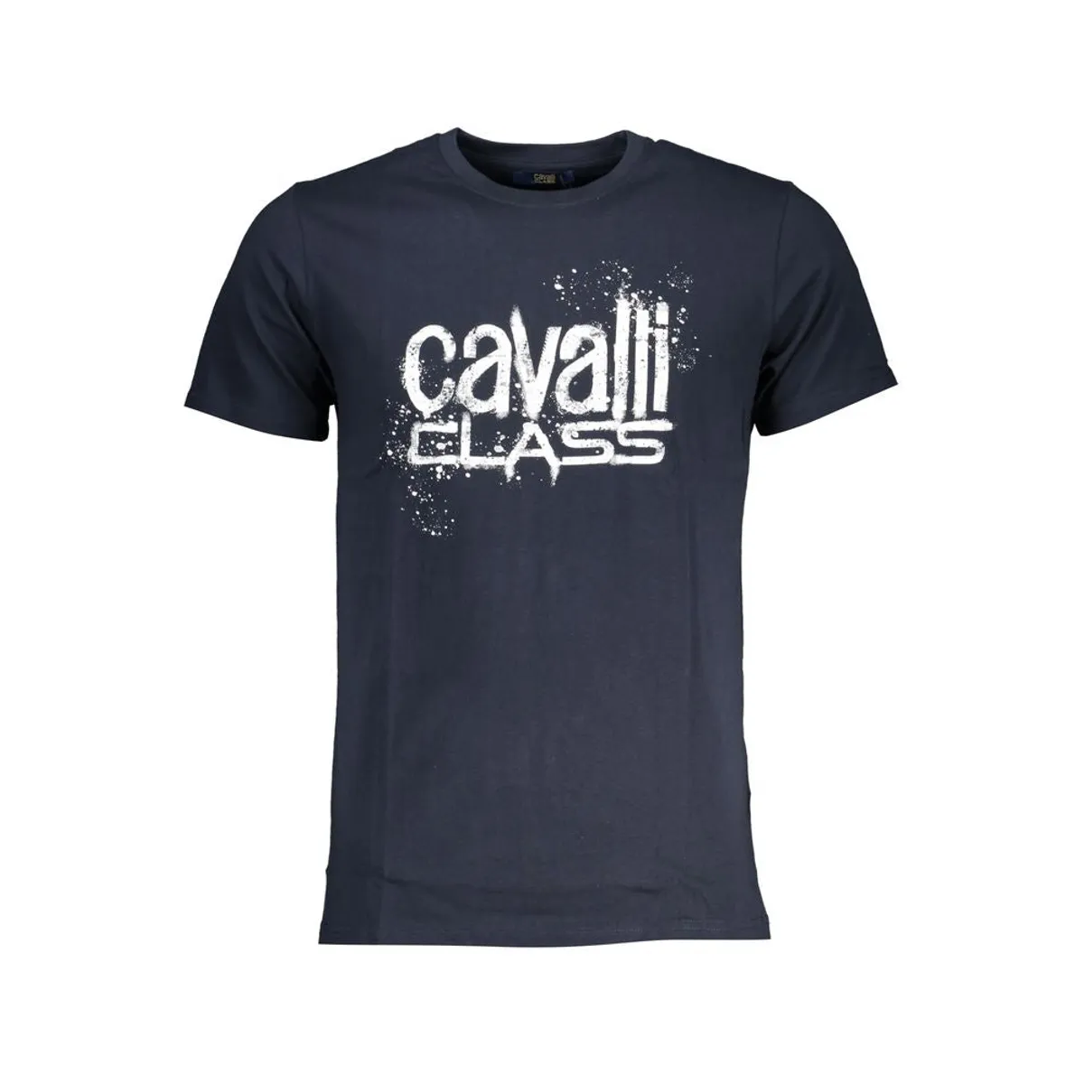 Cavalli Class Blue Cotton T-Shirt