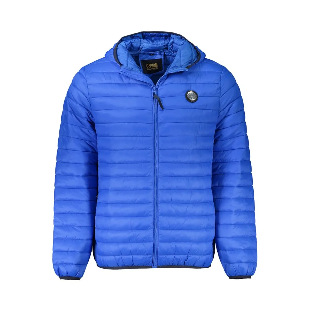 Cavalli Class Blue Polyamide Jacket