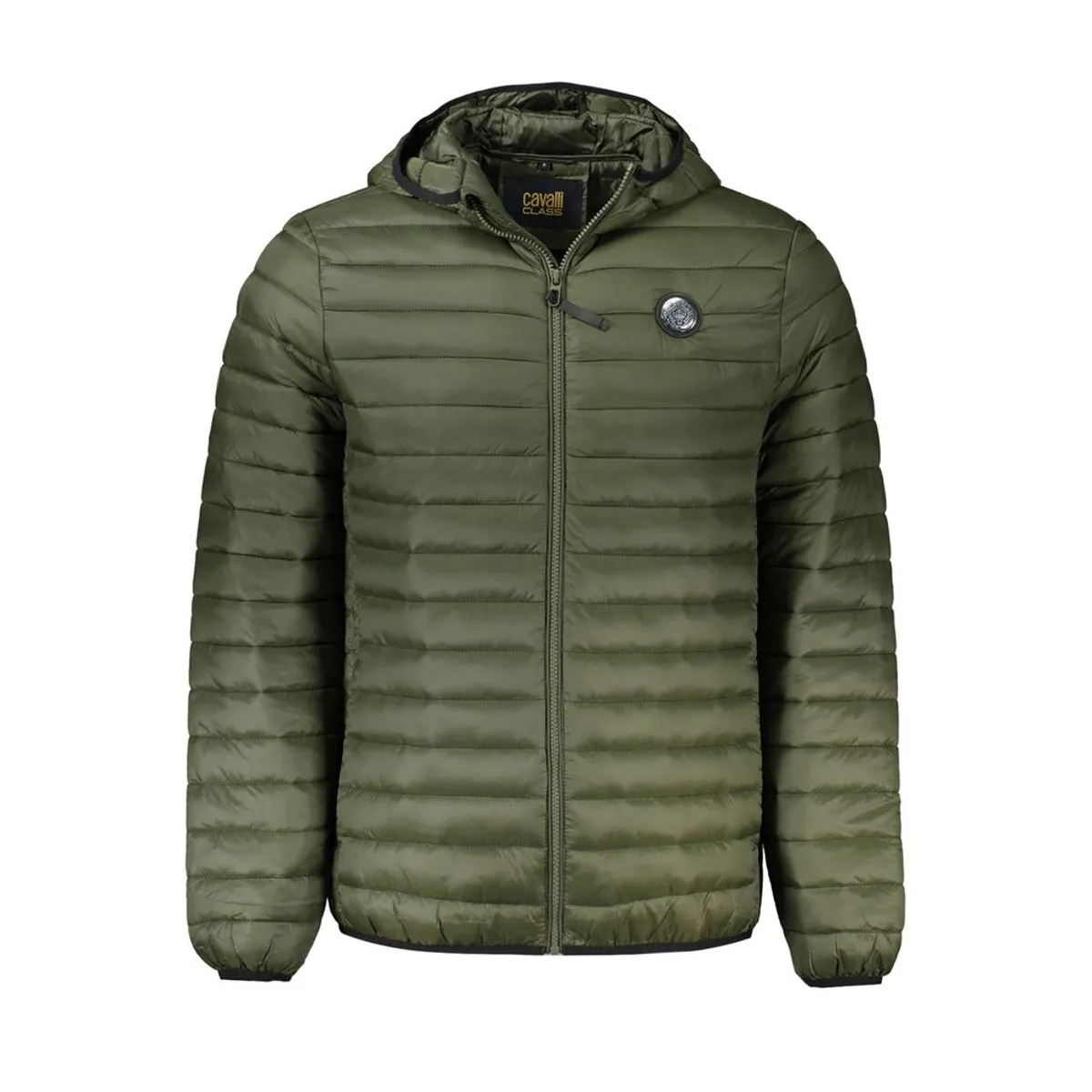 Cavalli Class Green Polyamide Jacket