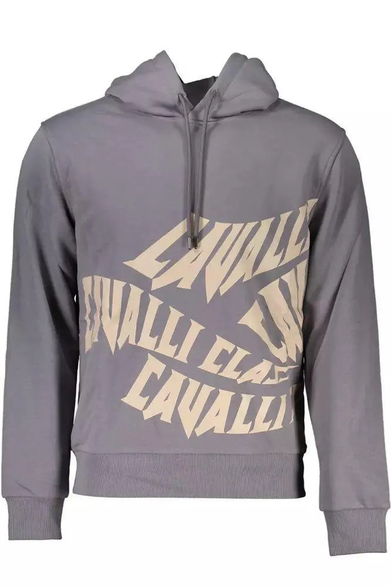 Cavalli Class Grå Bomuld Sweater