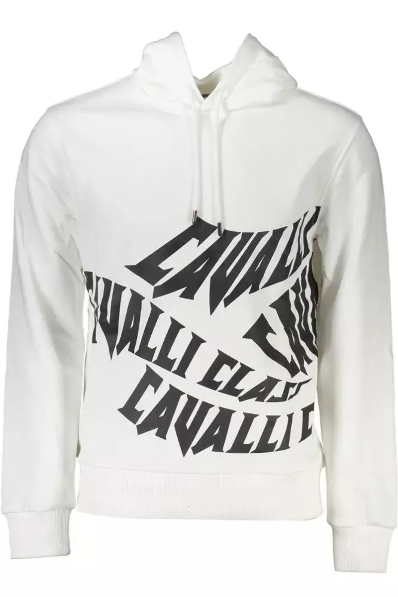 Cavalli Class Hvid Bomuld Sweater