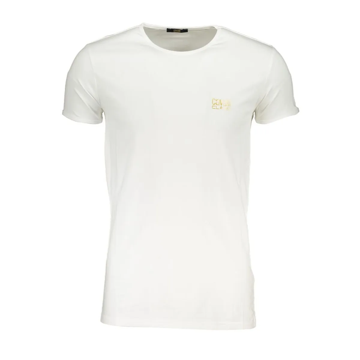 Cavalli Class Hvid Bomuld T-Shirt