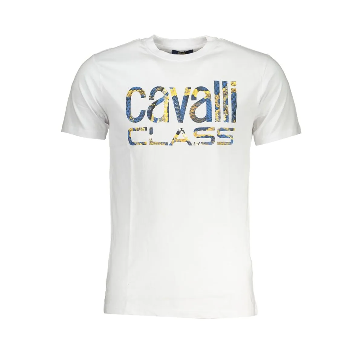 Cavalli Class Hvid Bomuld T-Shirt