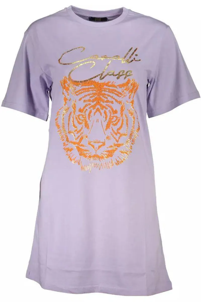 Cavalli Class Lilla Bomuld Tops & T-Shirt