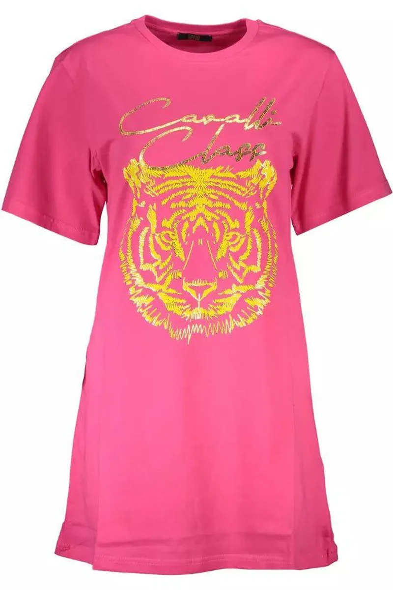 Cavalli Class Pink Bomuld Tops & T-Shirt