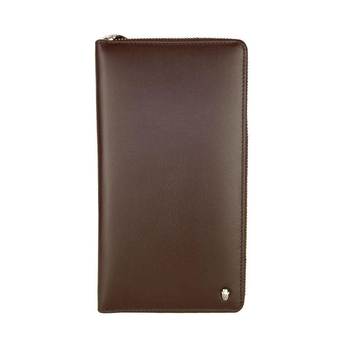 Cavalli Class Sophisticated Brown Leather Wallet