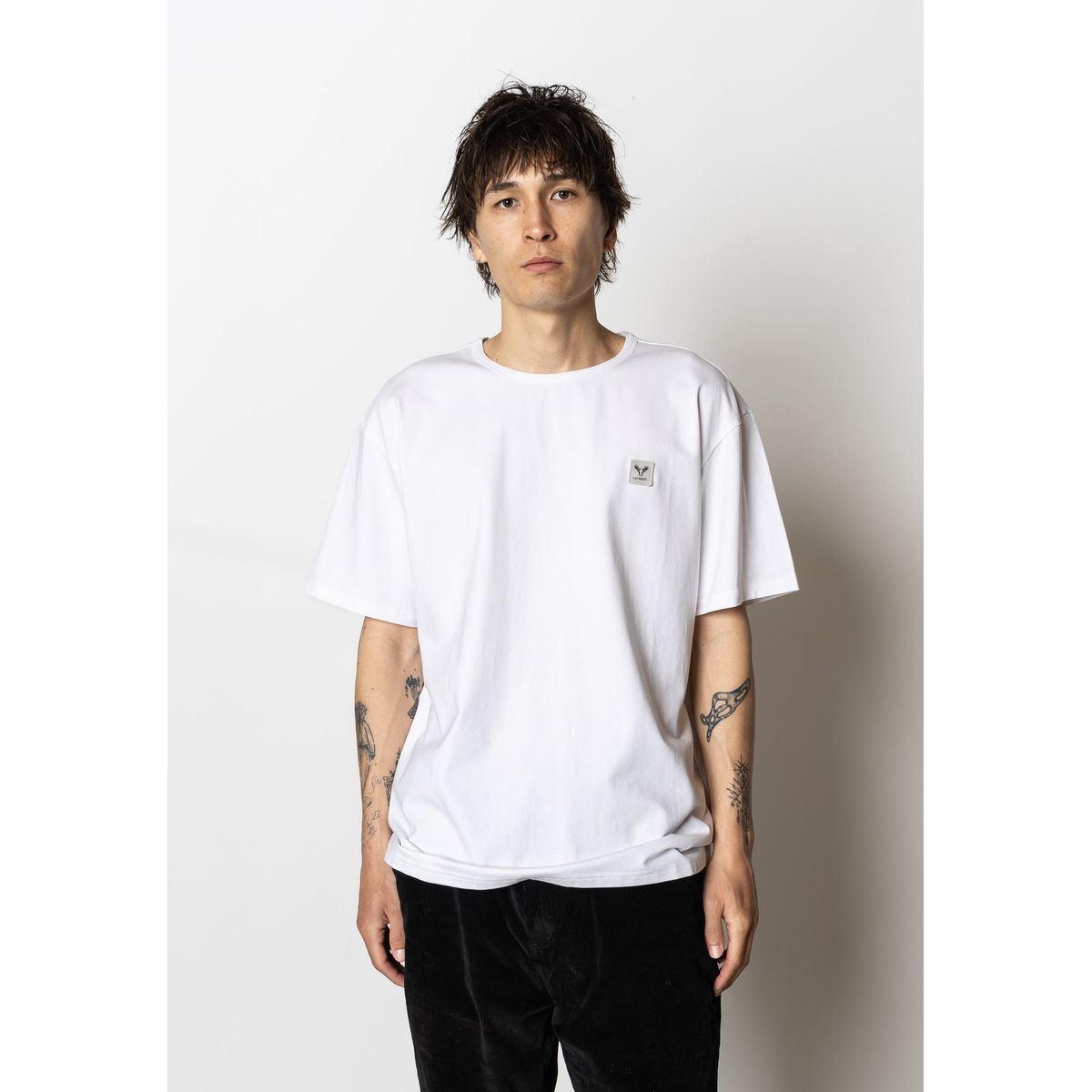 CAVE ORGANIC COTTON T-SHIRT - White