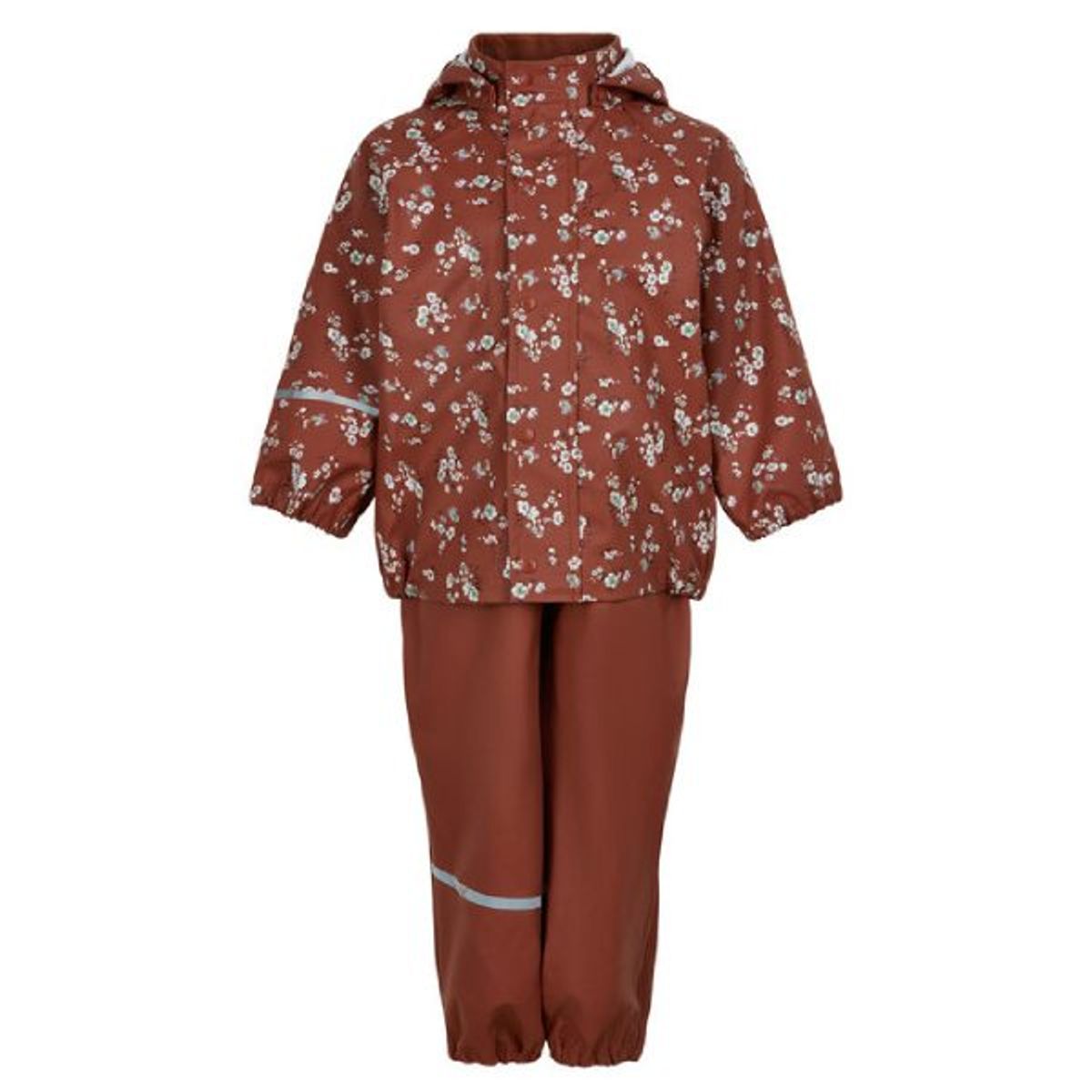 CeLaVi - Rainwear Set AOP - Redwood - 100