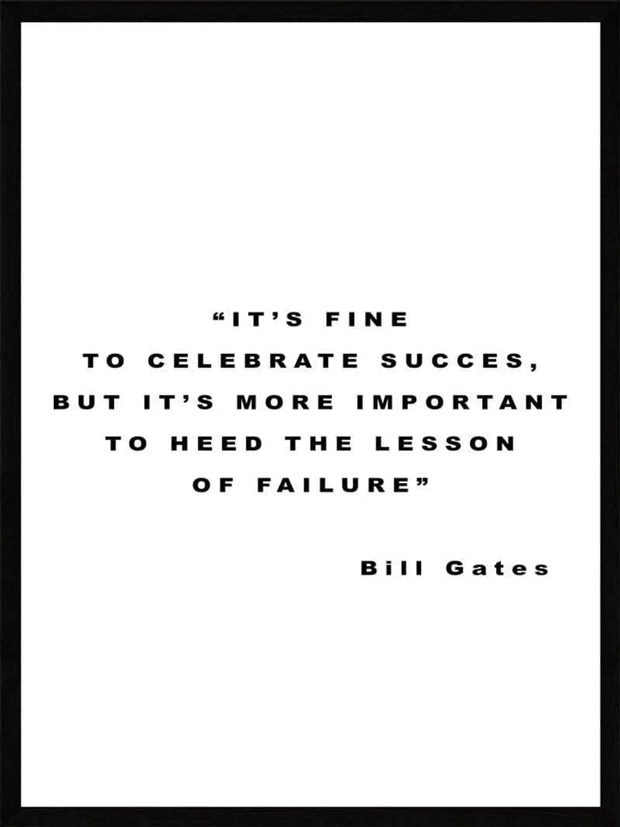 Celebrate sucess - Bill Gates Plakat