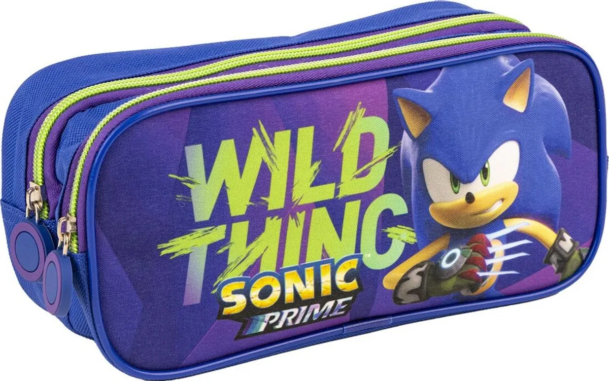 Cerda - Pencil Case 2 Compartimentos - Sonic Prime (2700000804)