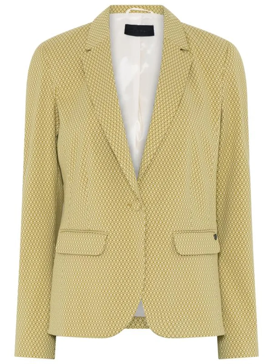 Cero Blazer - Ditte - Lime Mønster