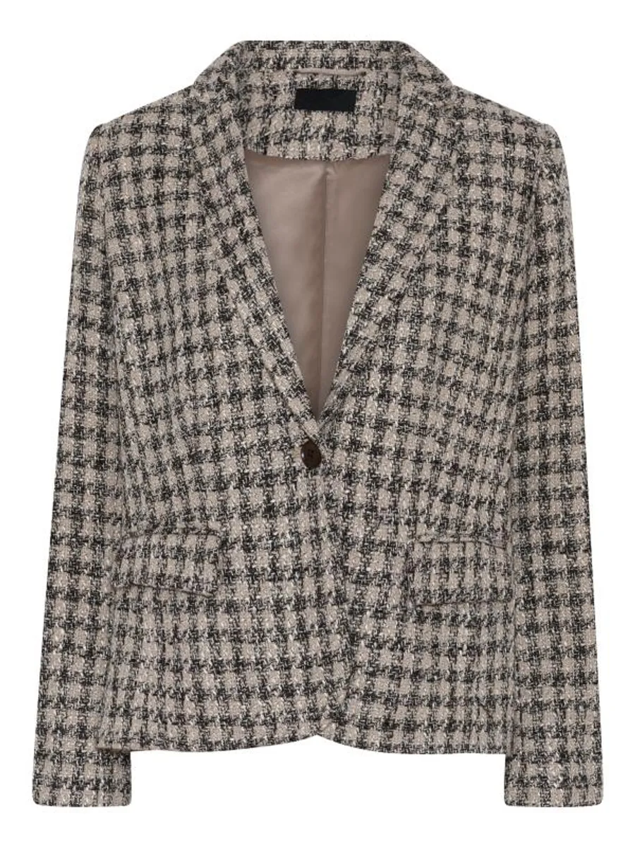 Cero boucle blazer - Ternet Brun/Beige