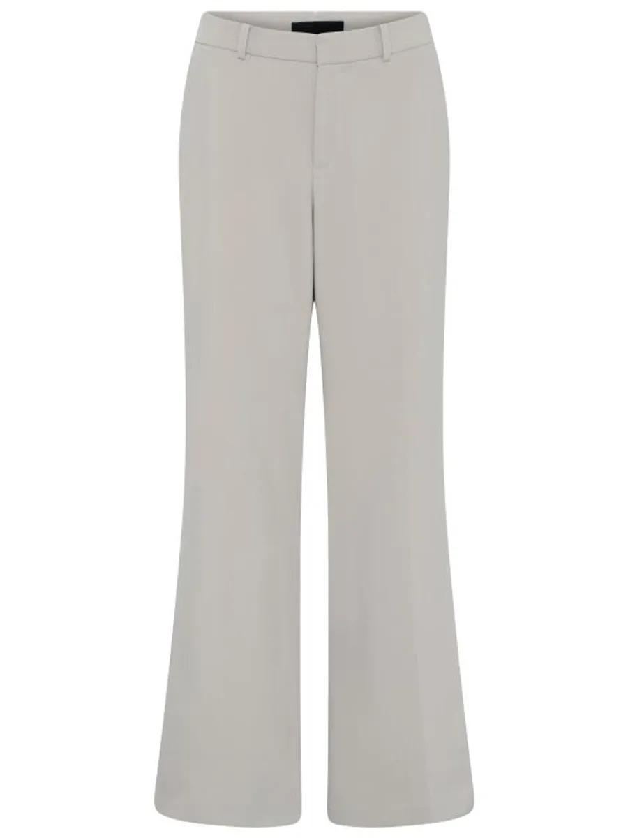 Cero Bukser - Wide Leg Pants - Sand Melange