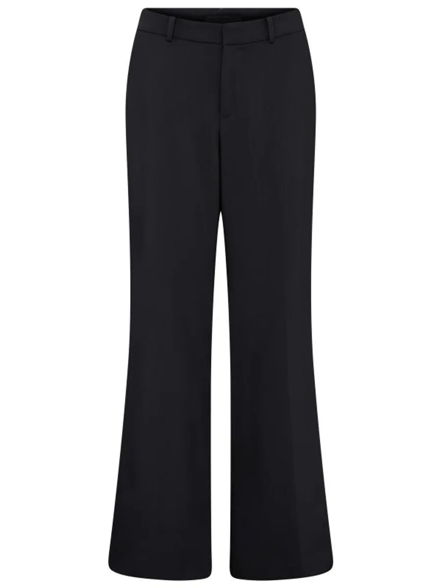 Cero Bukser - Wide Leg Pants - Sort