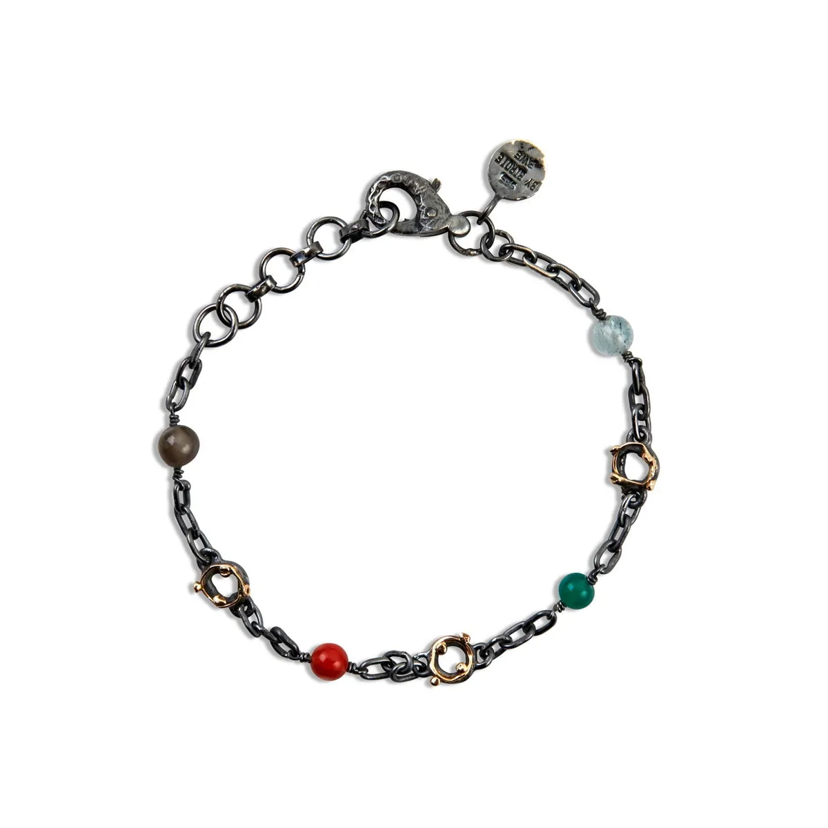 Chain Zeus Stones Multi Armbånd