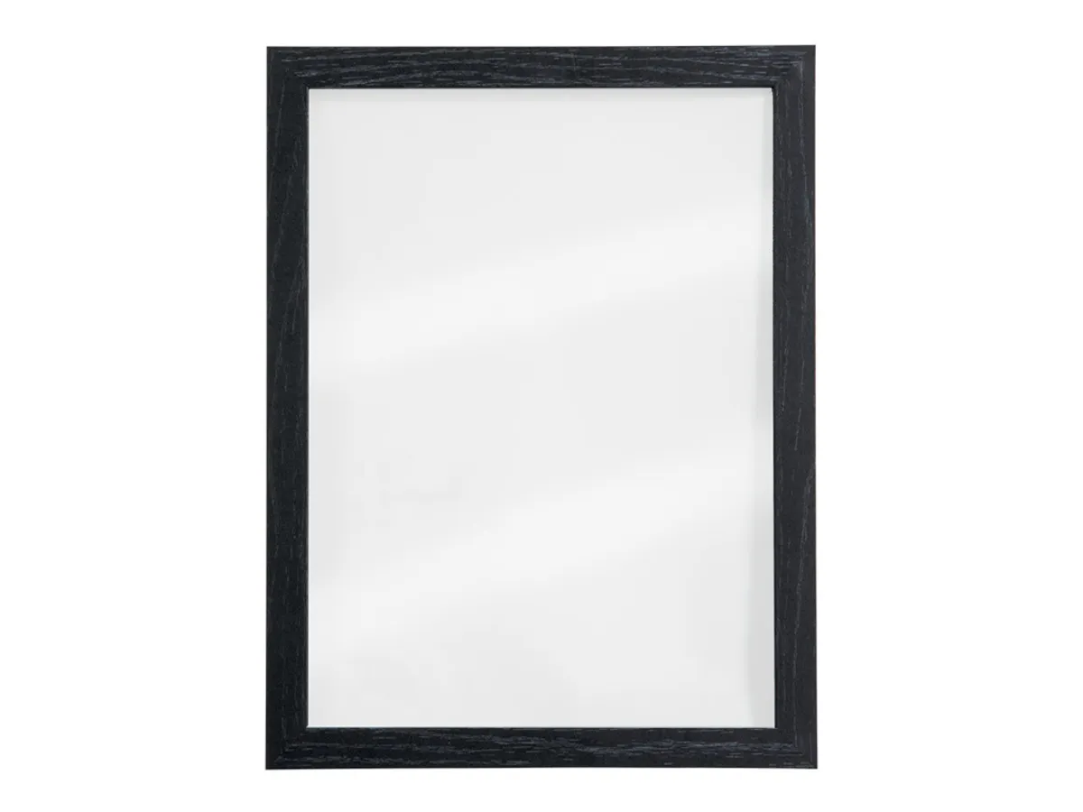 Chalkboard Woody Glas Sort Ramme 40x30 cm Securit