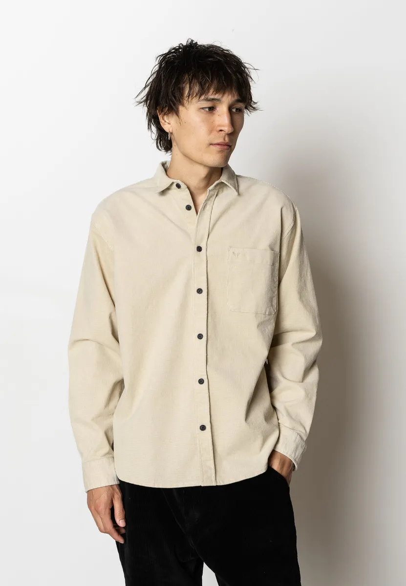 CHASE CORDUROY SHIRT - Ecru