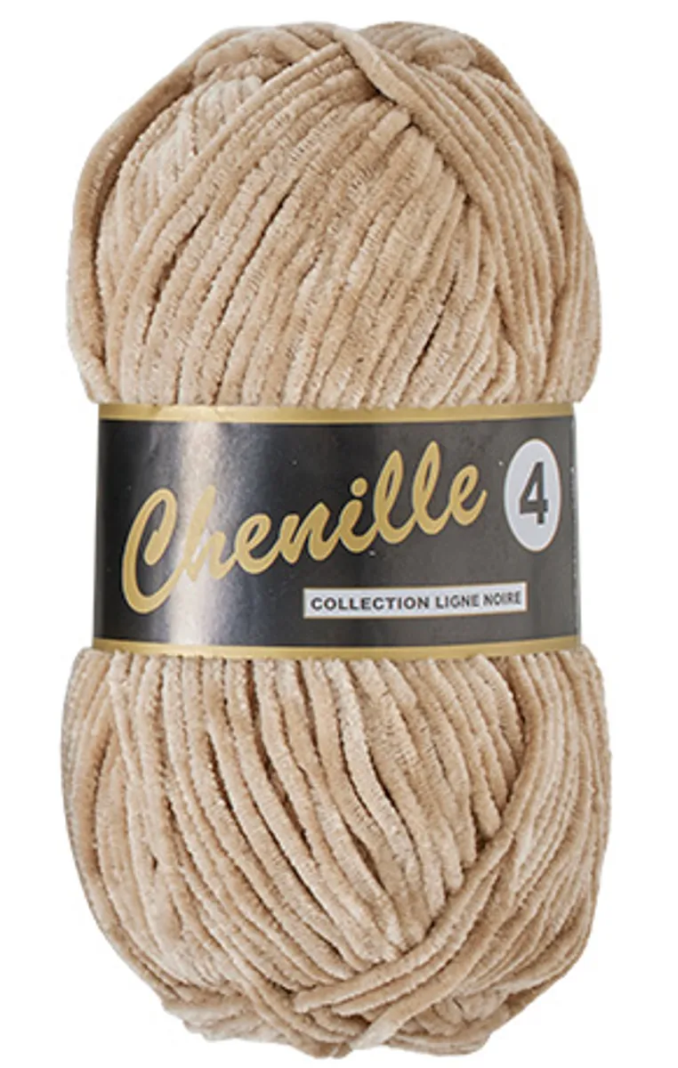 Chenille 4, beige, 50 g, nr. 791