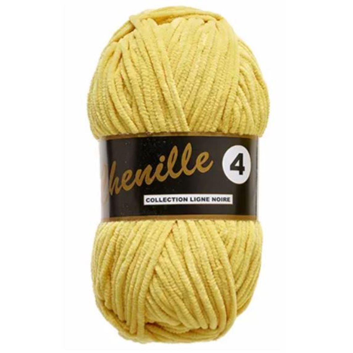 Chenille 4, gul, 50 g, nr. 510