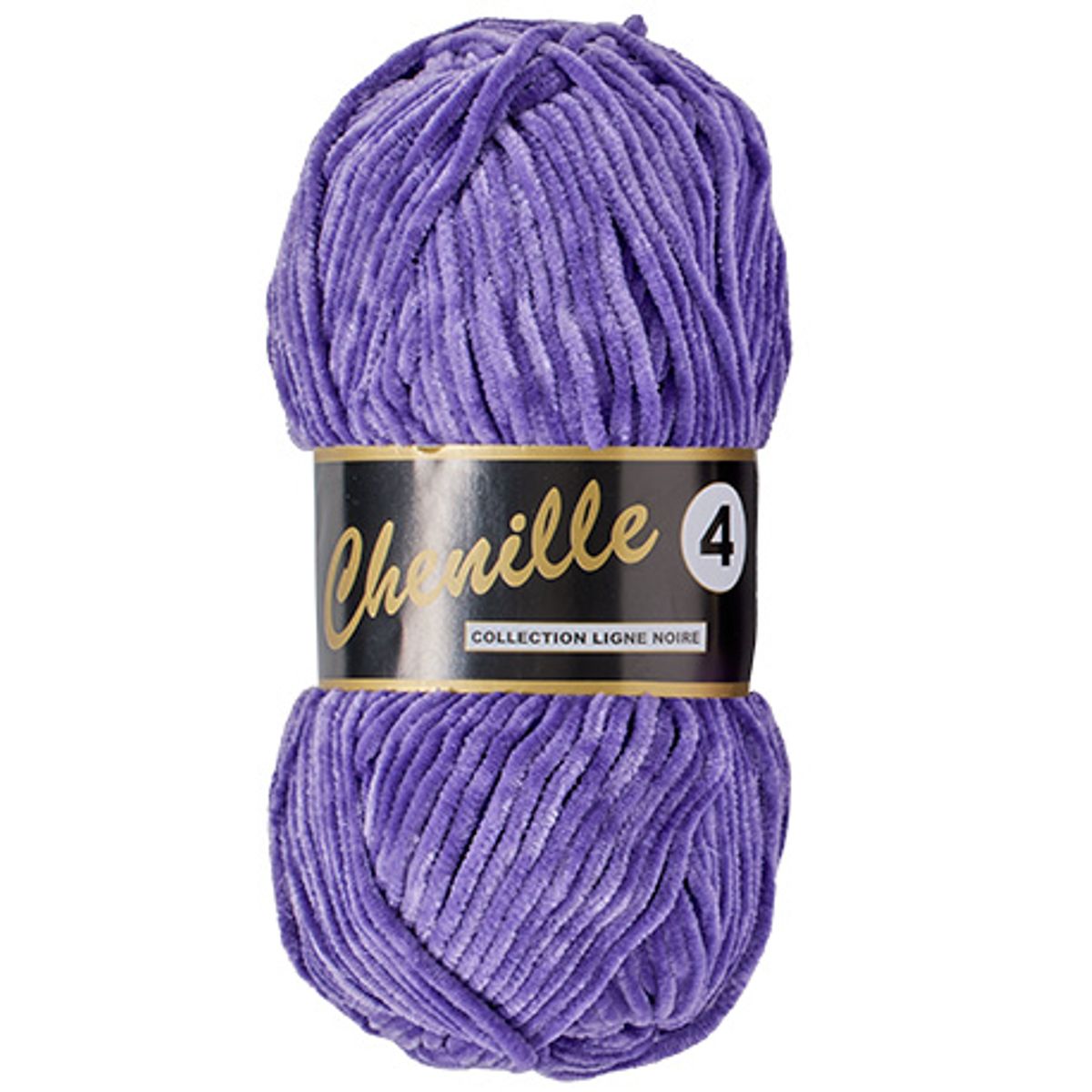 Chenille 4, lilla, 50 g, nr. 65