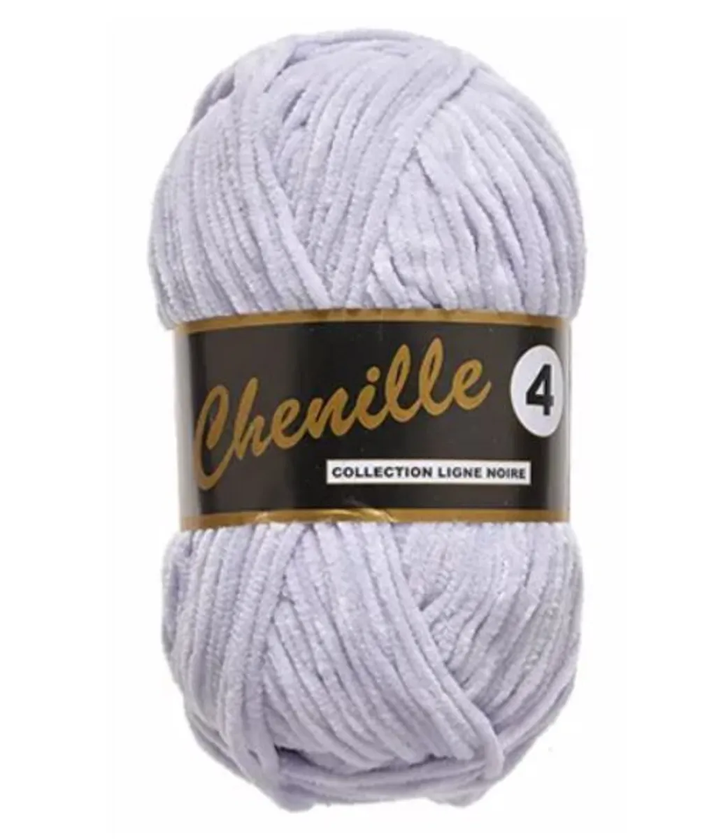 Chenille 4, lys lavendel, 50 g, nr. 63