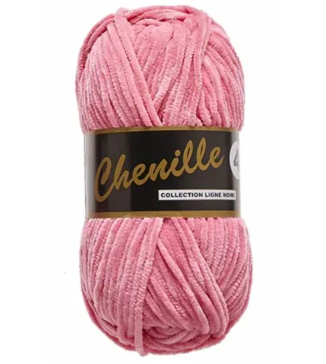 Chenille 4, lyserød, 50 g, nr. 730