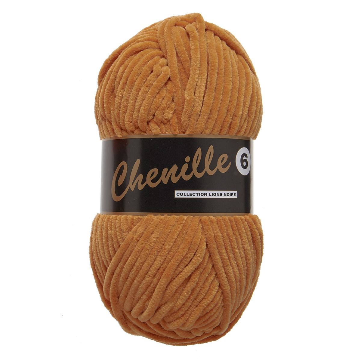 Chenille 6, karamel brun, 100 g, nr. 29