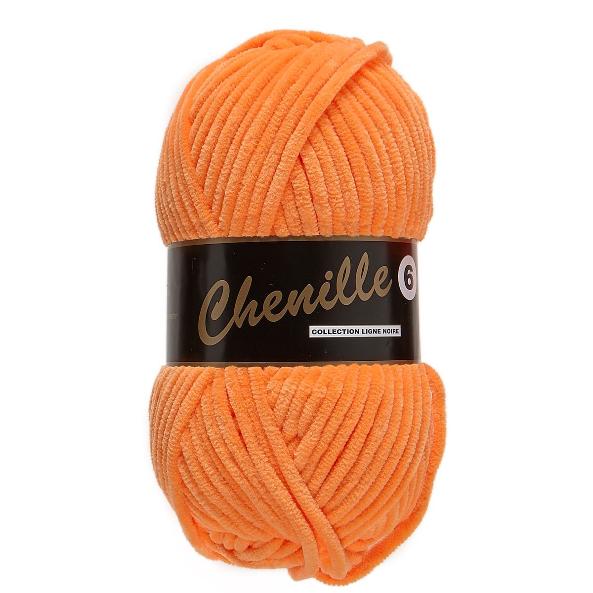 Chenille 6, orange, 100 g, nr. 41