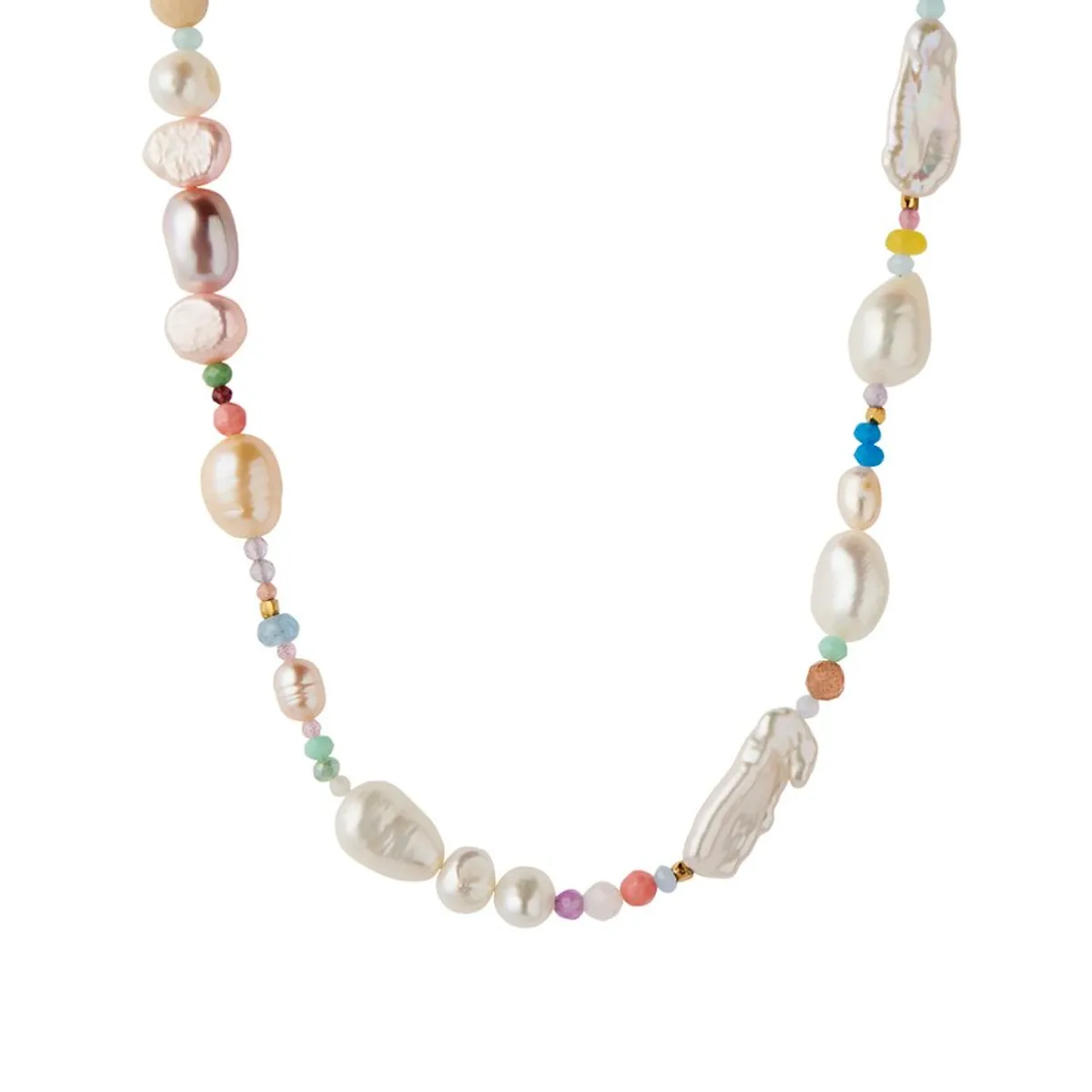 Cherry Garden Necklace pale pastel mix