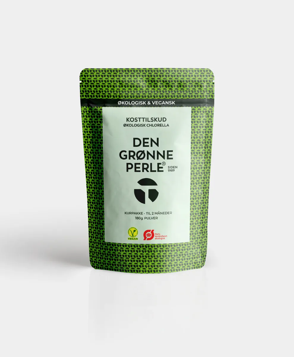 Chlorella - Den grønne perle instant - 160 gram