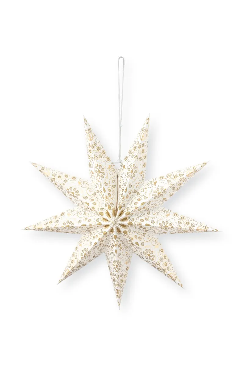 Christmas Star Paper Gold 60cm