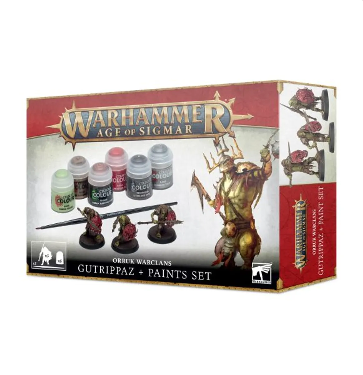 Citadel Orruk Warclans: Gutrippaz + Paint Set - 53170209002