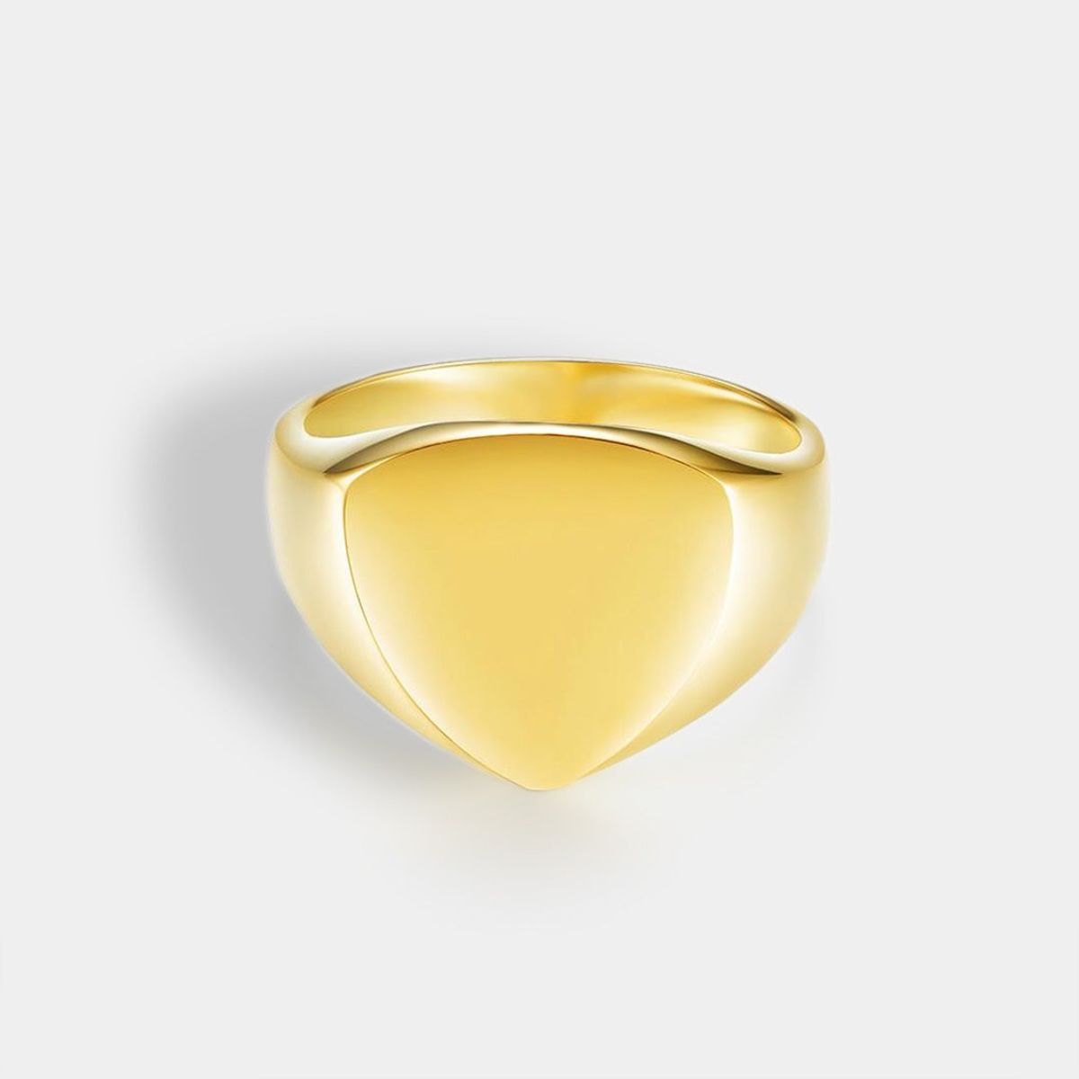 Classic Polygon Signature - Guldtonet ring - Str. 8 - Herre - Northern Legacy