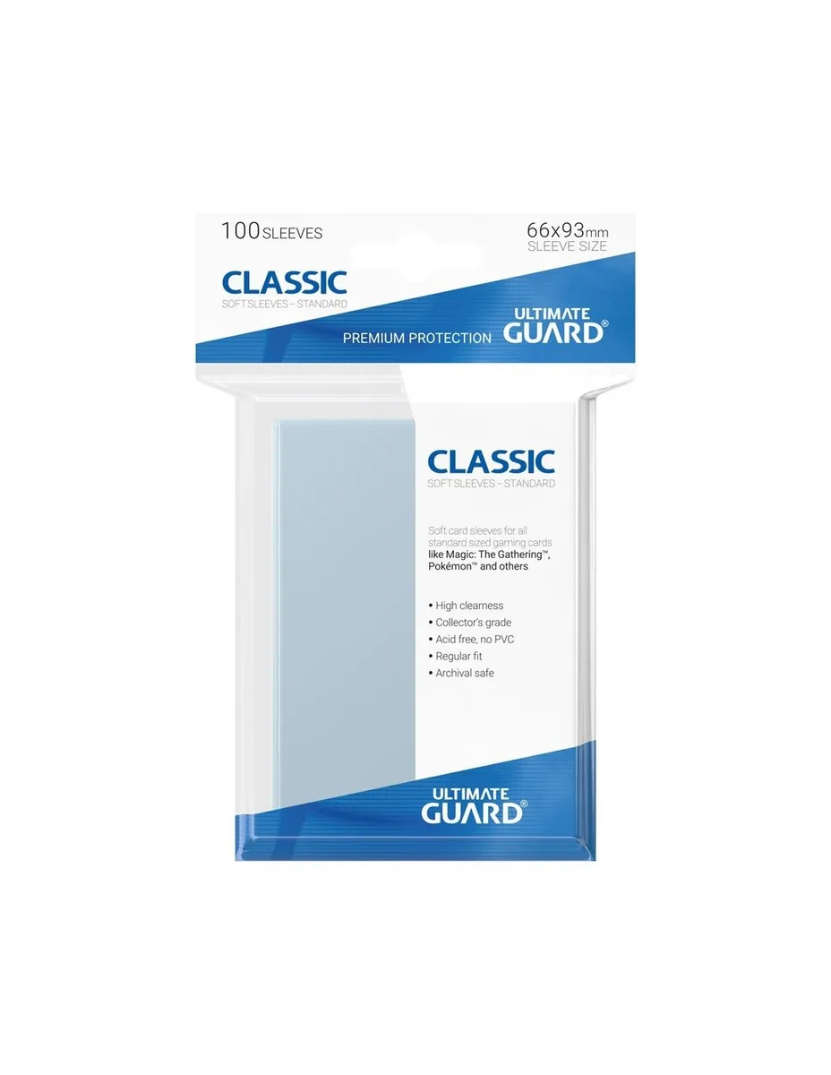 Classic Soft 100 Sleeves - Penny Sleeves - Ultimate Guard