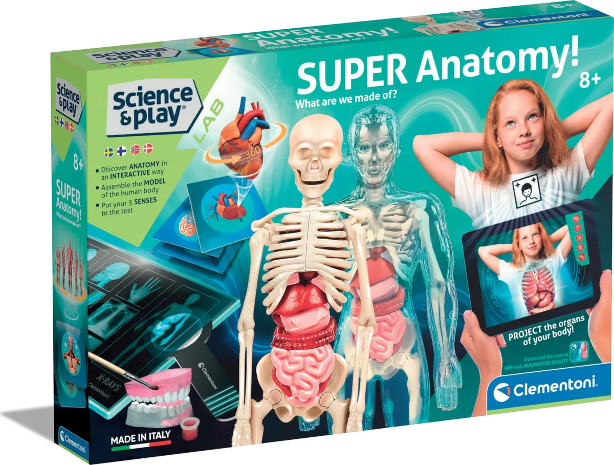 Clementoni - Anatomi Legesæt - Anatomy Lab - Science & Play