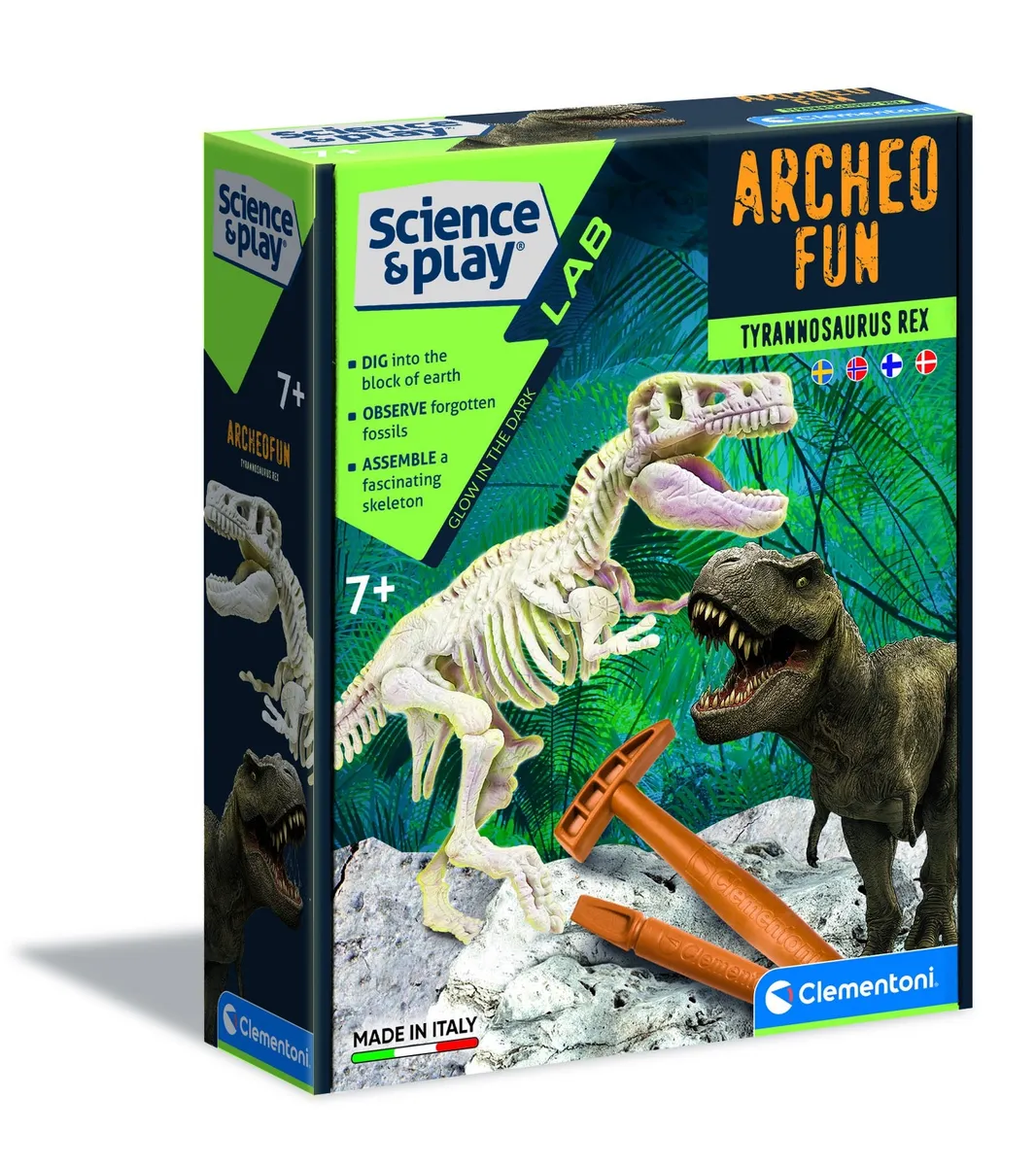 Clementoni Dig Line T-Rex - Science & Play - Legekammeraten.dk