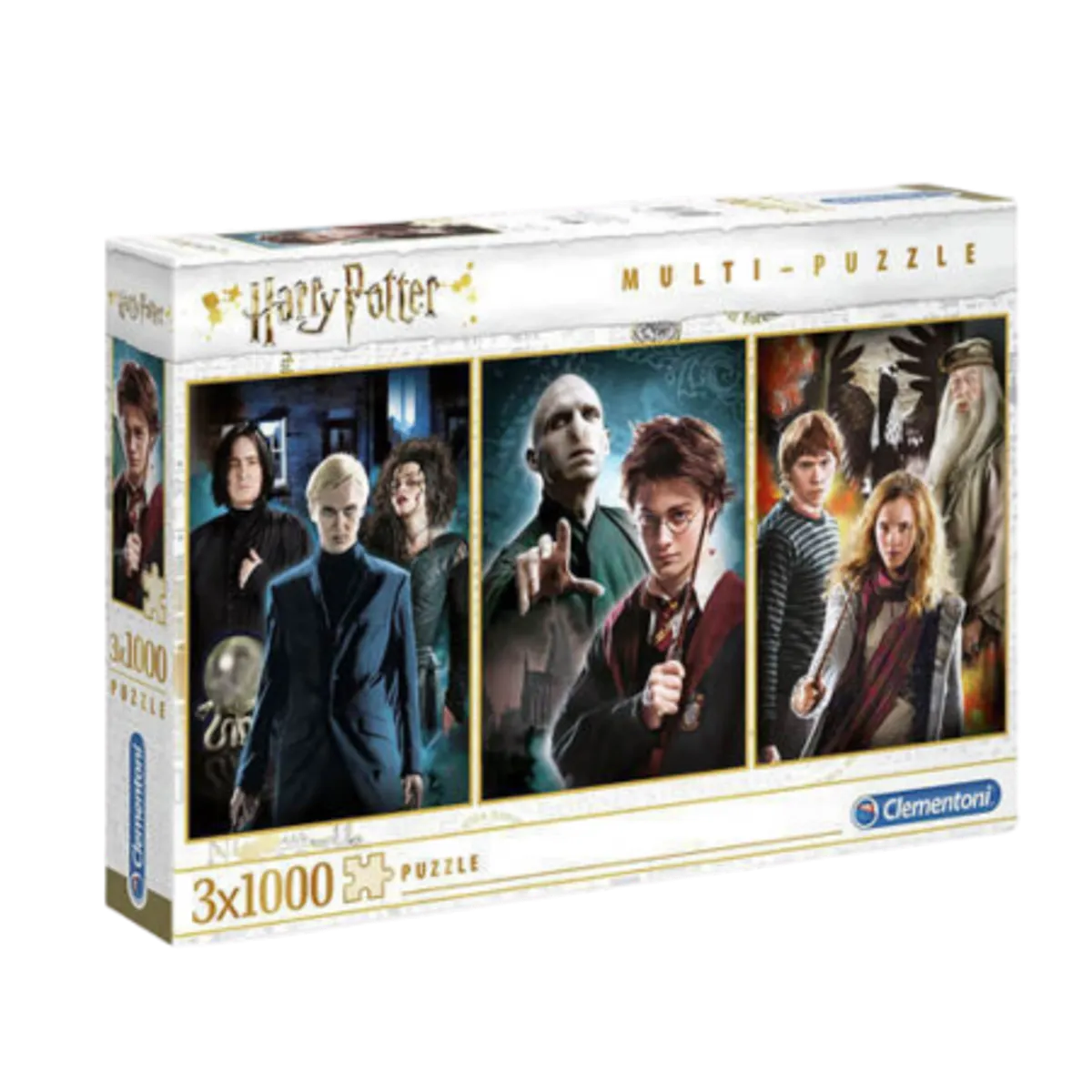 Clementoni Harry Potter Puslespil 3x1000 brikker