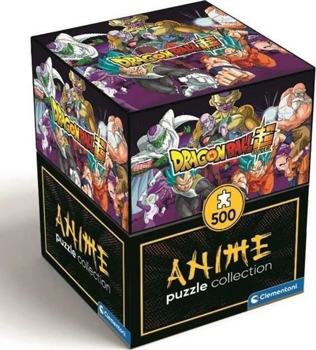 Clementoni Puslespil - Anime Dragonball Cube - 500 Brikker