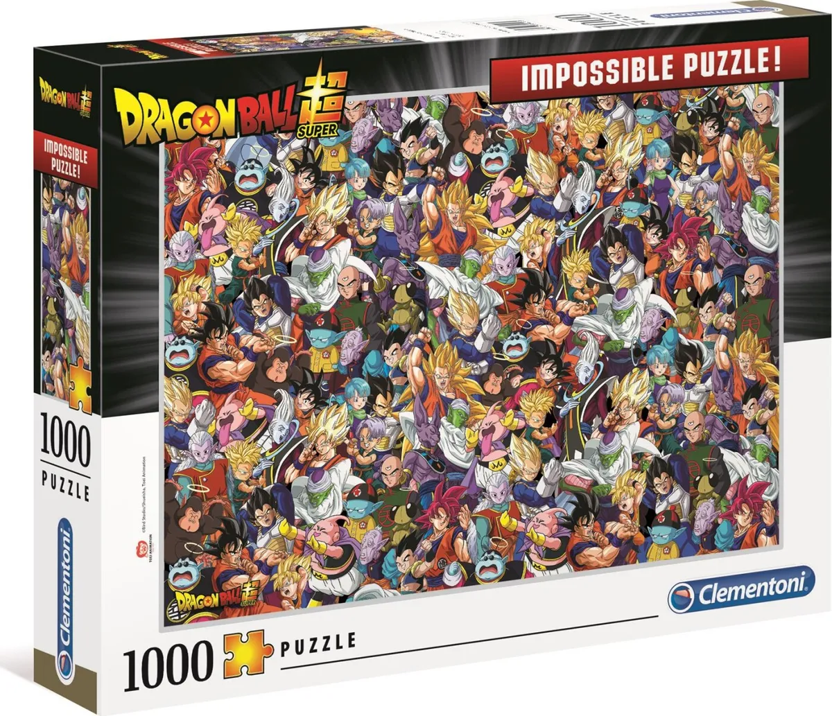 Clementoni Puslespil - Dragon Ball - Impossible - 1000 Brikker