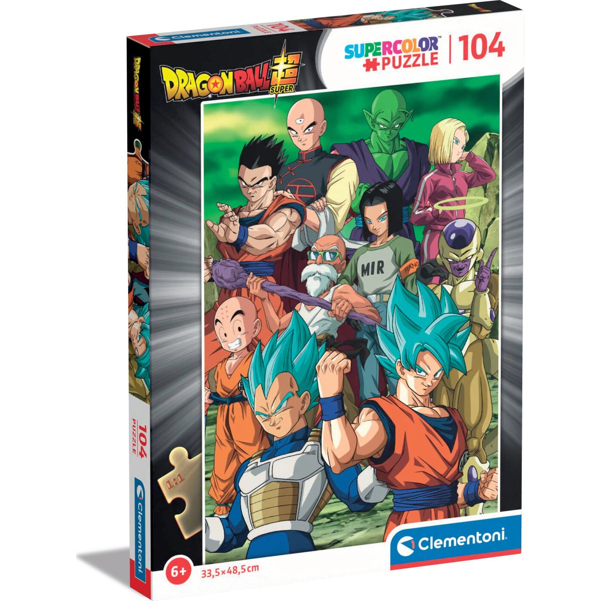 Clementoni Puslespil - Dragon Ball - Super Color - 104 Brikker