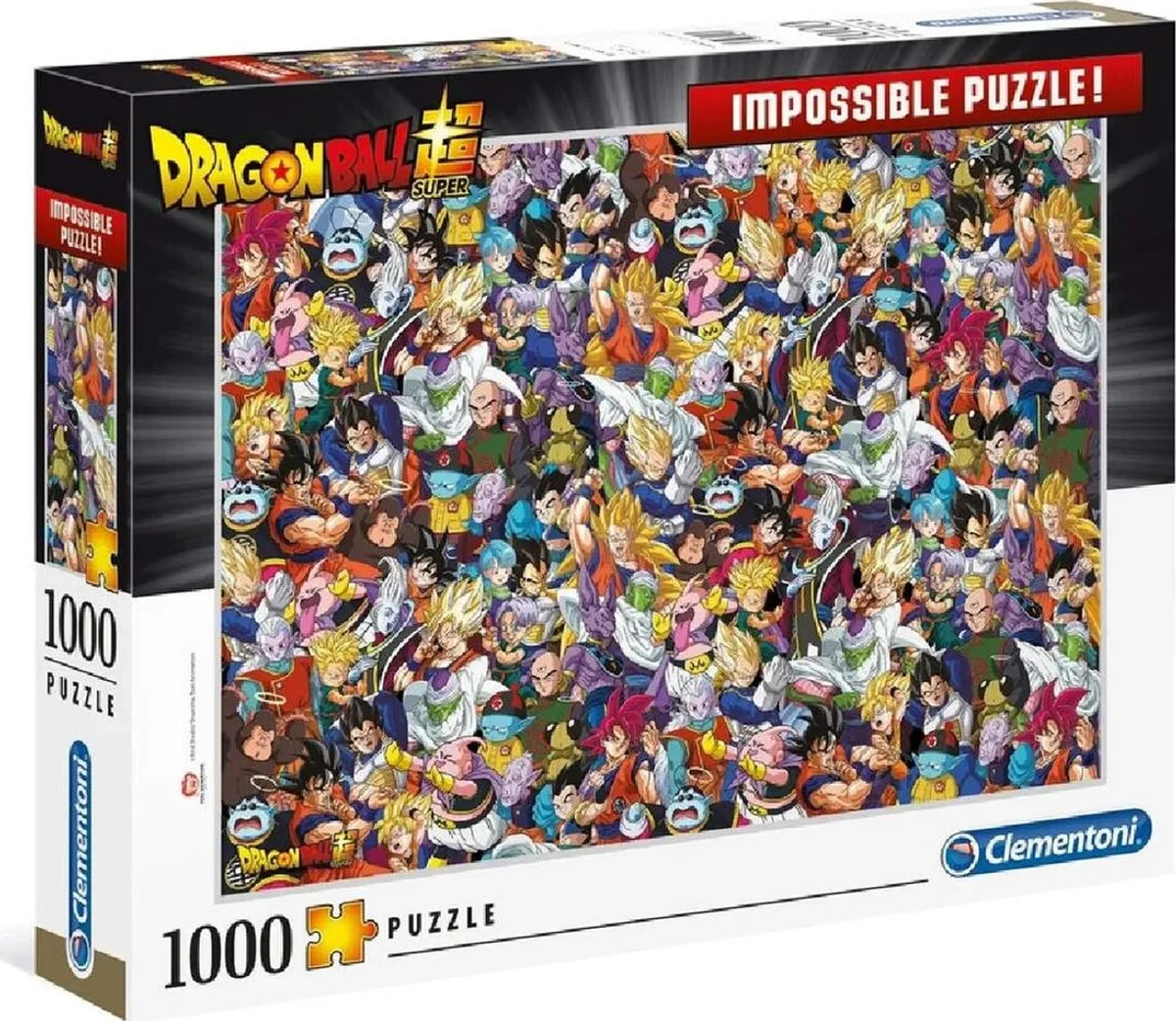 Clementoni Puslespil - Dragonball - Impossible - 1000 Brikker