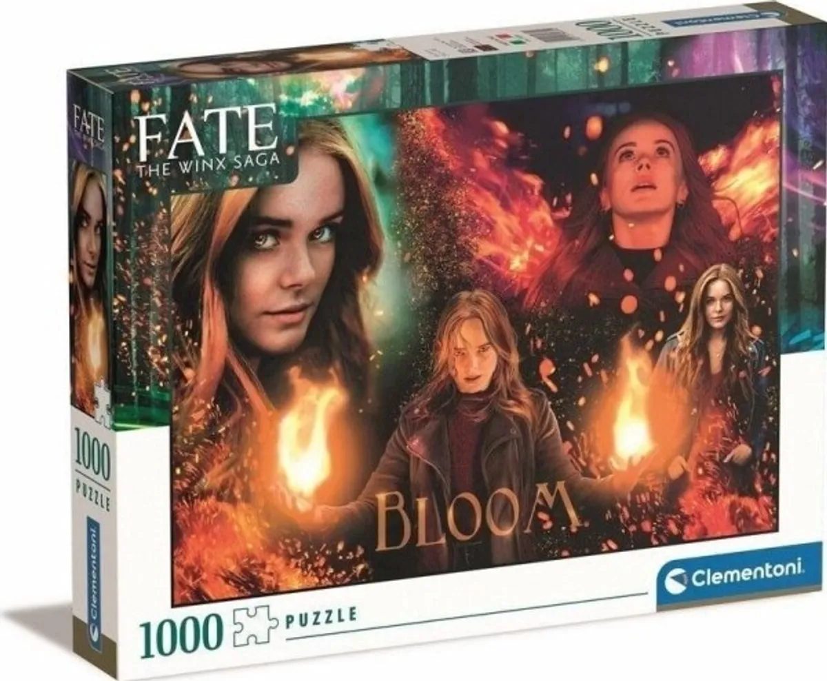 Clementoni Puslespil - Fate - The Winx Saga - Bloom - 1000 Brikker