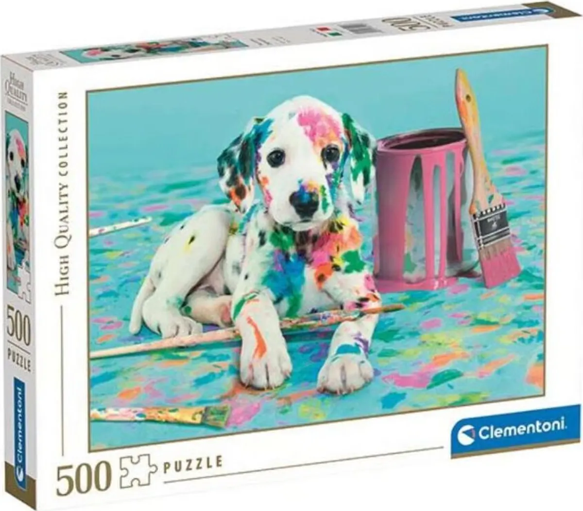 Clementoni Puslespil - Funny Dalmatian - High Quality - 500 Brikker