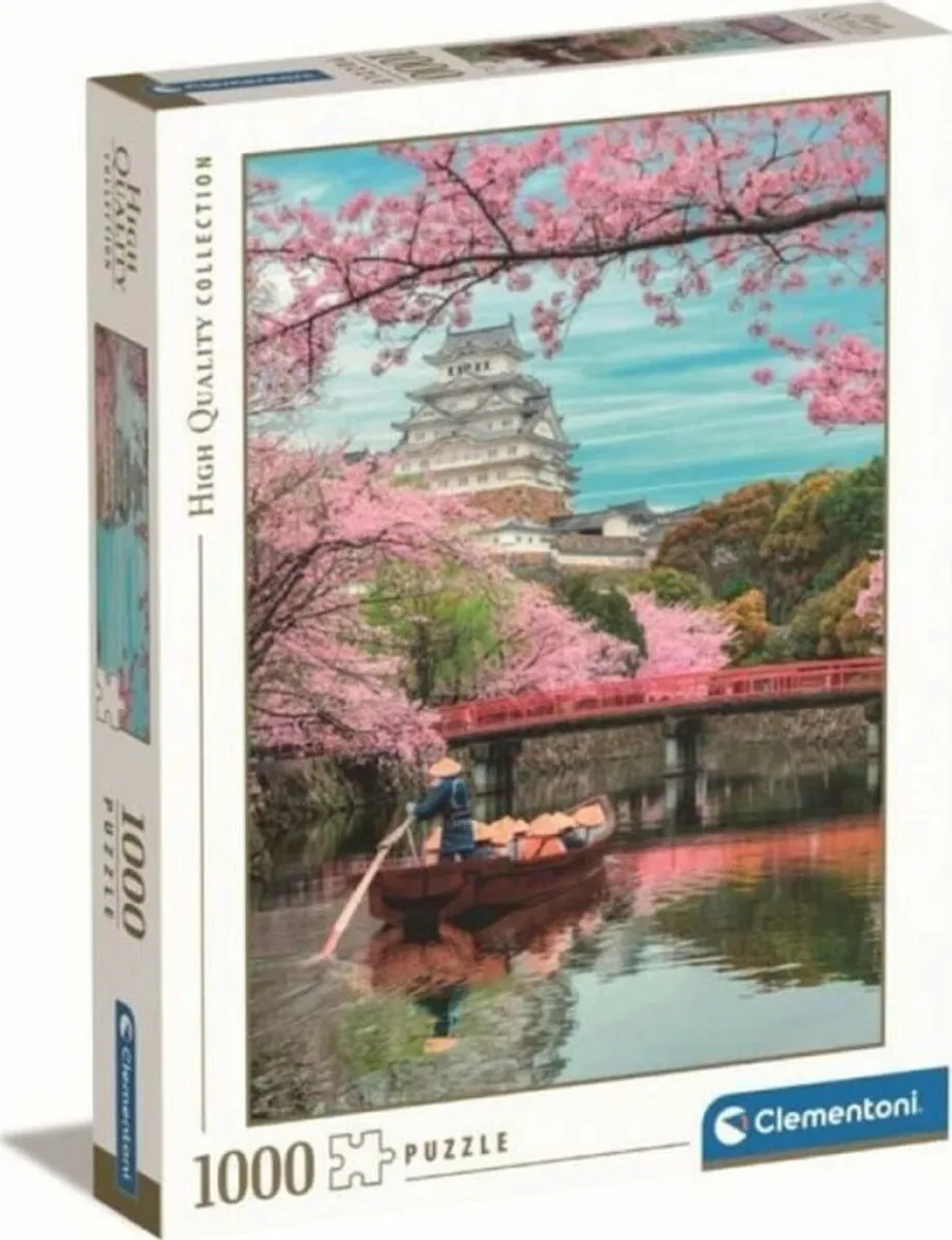 Clementoni Puslespil - Himeji Castle - High Quality - 1000 Brikker