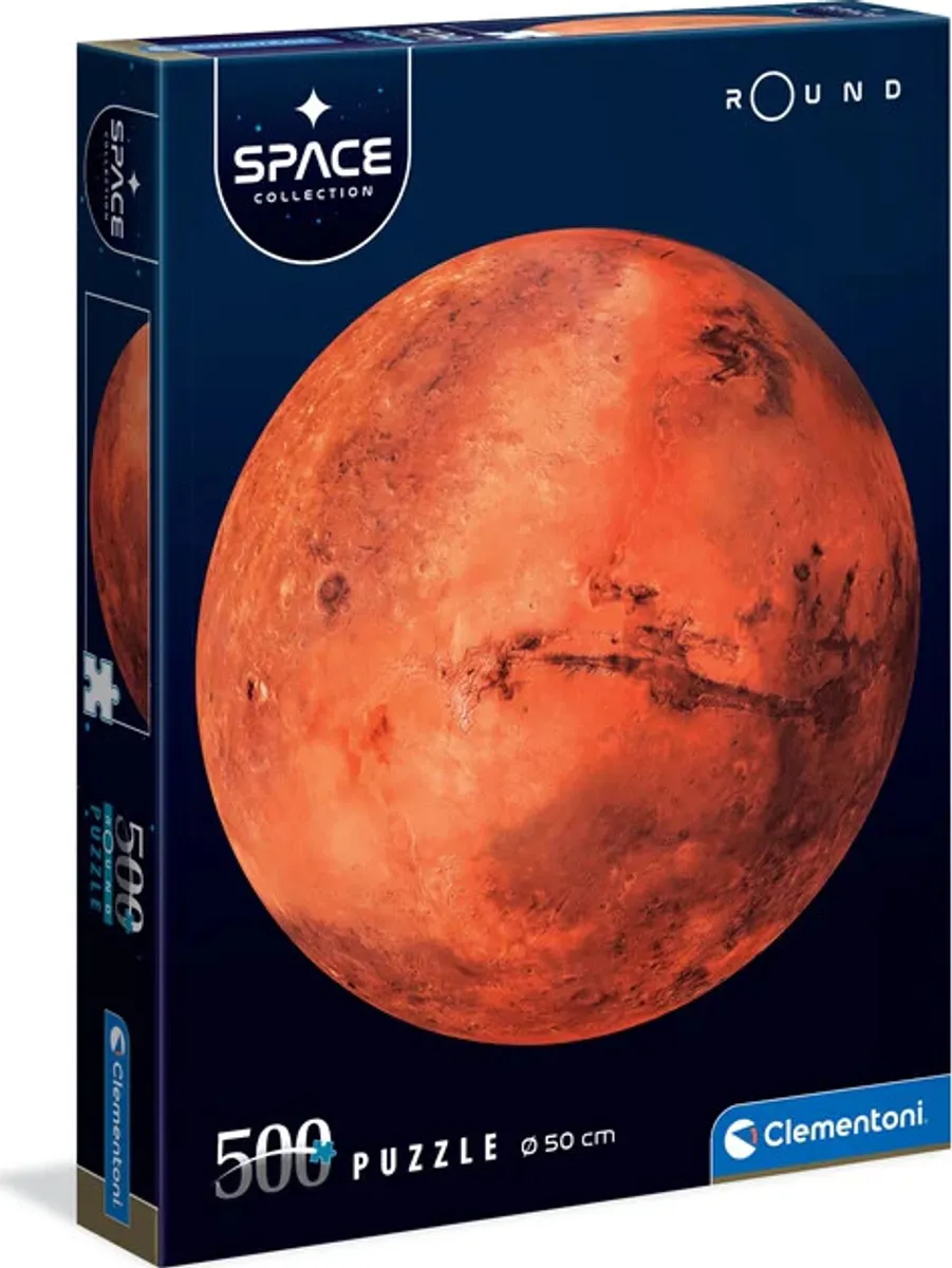 Clementoni Puslespil - Mars - Rundt - Space - 500 Brikker