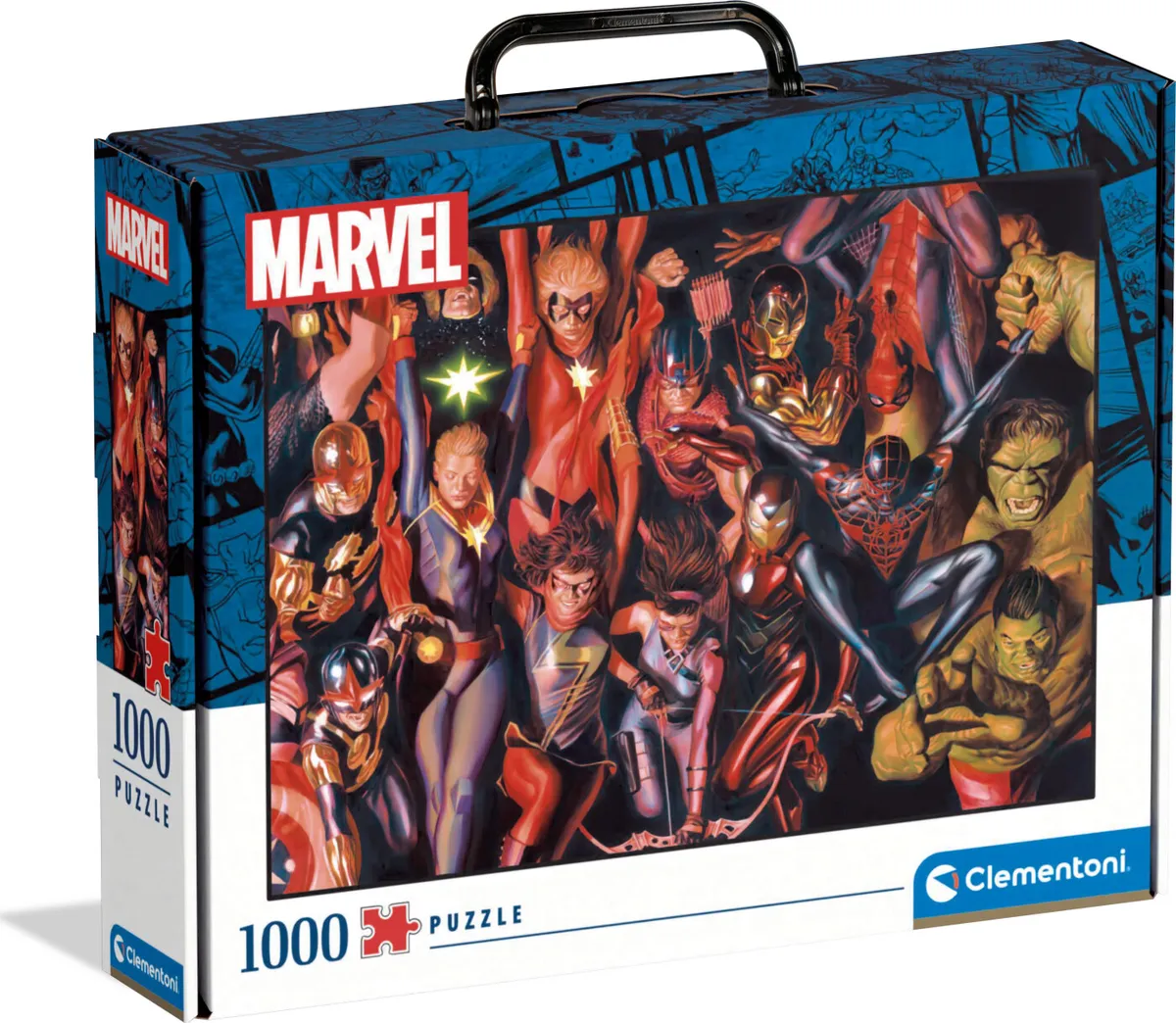 Clementoni Puslespil - Marvel - 1000 Brikker