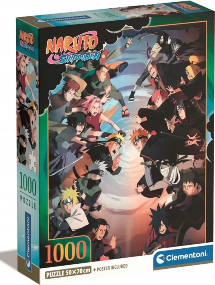 Clementoni Puslespil - Naruto Shippuden - 1000 Brikker