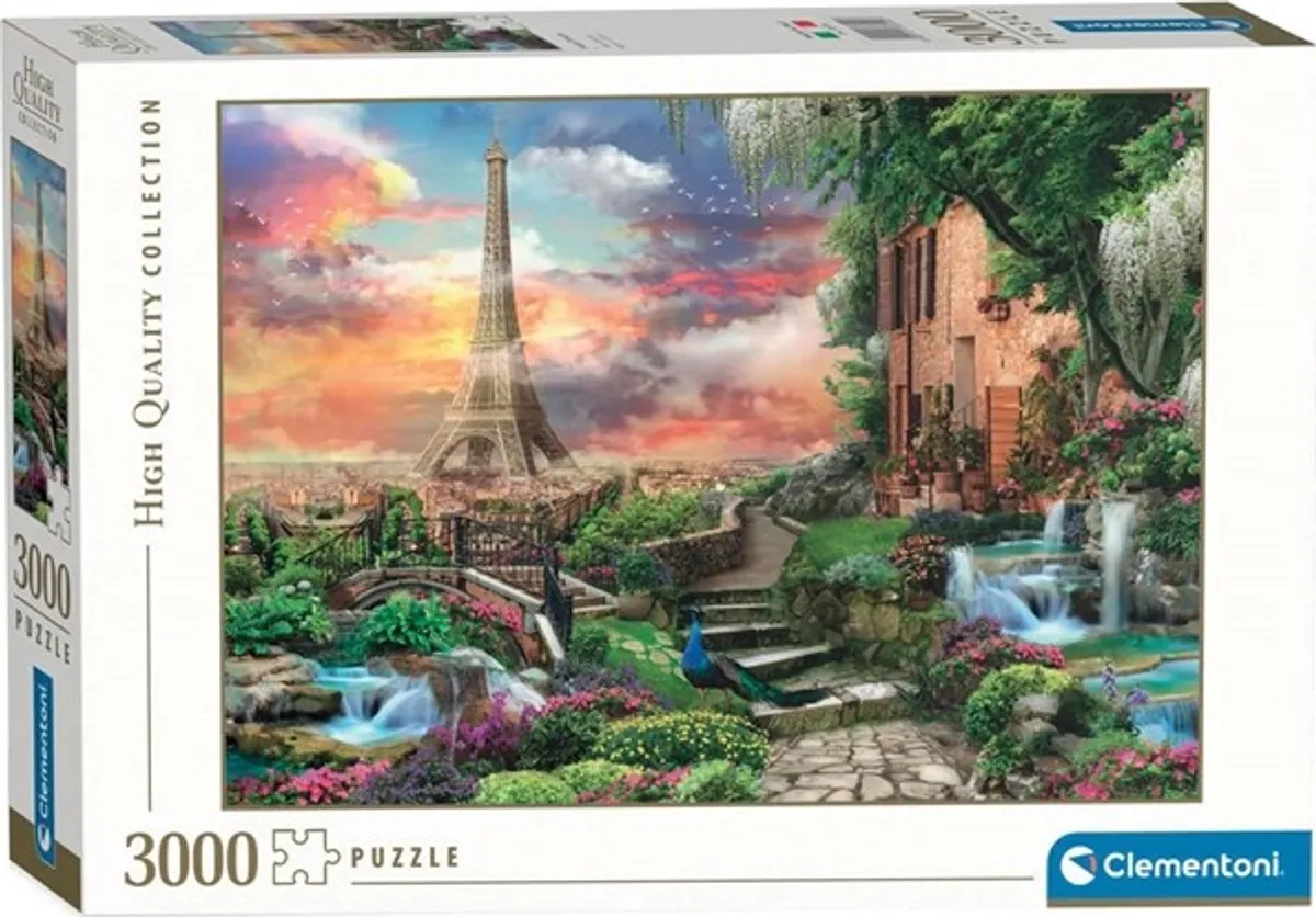 Clementoni Puslespil - Paris Dream - High Quality - 3000 Brikker