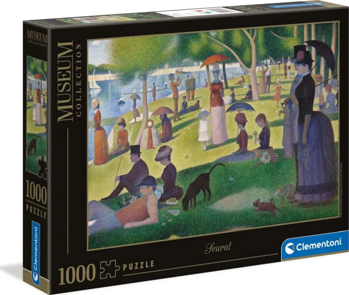 Clementoni Puslespil - Seurat Jatte - Museum - 1000 Brikker